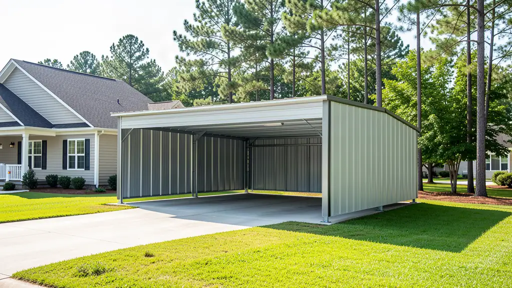 Carports for Sale Near Me in Orangeburg SC - metal carport installed in Orangeburg SC